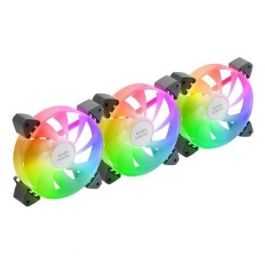 Mars Gaming MF-3A Kit 3 Ventiladores 120mm ARGB 360º Sin Marco Ultrasilenciosos compatible Aura Sync/Mystic Light/RGB Fusion Mars Gaming MF-3A Kit 3 Ventiladores 120mm ARGB 360º Sin Marco Ultrasilenciosos compatible Aura Sync/Mystic Light/RGB Fusion