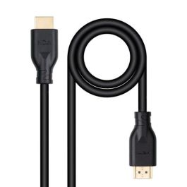 Nanocable Cable HDMI V2.0 4K@60Hz 18Gbps 5 m - 10.15.3905 - Negro, Oro, CCS, 3D, HDR