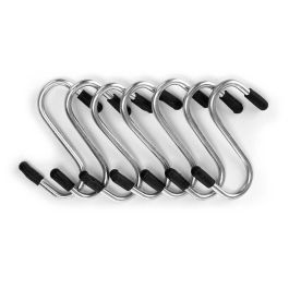 Set 7 Ganchos Metálicos Mini Kinvara 10.4x18x2.5 cm, Plata (24 Unidades) Set 7 Ganchos Metálicos Mini Kinvara 10.4x18x2.5 cm, Plata (24 Unidades)