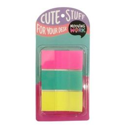 Banderitas Adhesivas Mooving Anchas Colores Dispensador De 3 Precio: 1.79000019. SKU: B1FLX8DHY7