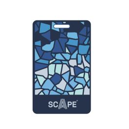 Scape Travel identificador de maleta 2D azul 106*66mm
