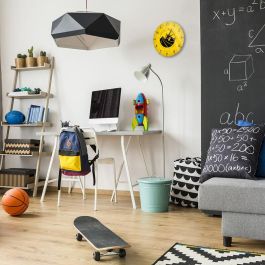 ERT GROUP Reloj de Pared Batman DC Comics 30.5cm con Mecanismo Silencioso y Esfera Brillante y Reflectante