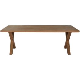 Mesa de Comedor Home ESPRIT madera de teca 220 x 100 x 76 cm