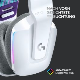 Logitech Auricular con Micrófono G733 LIGHTSPEED Inalámbrico, 29h Batería, RGB LIGHTSYNC