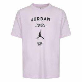 Camiseta de Manga Corta Infantil Jordan Jdg W J Ss Gf Gfx Negro Rosa
