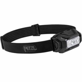 Petzl PET3342540840164 Linterna Frontal Estanca ARIA 1 350 Lúmenes, 3 Pilas AAA/LR03 Incluidas, Negra