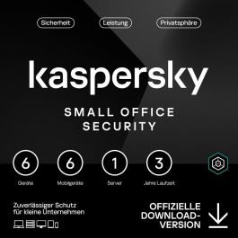 Kaspersky Small Office Security - 6 Usuarios, 3 Años - Licencia Base ESD Descarga Digital Precio: 478.90000004. SKU: B19KX8DYGH