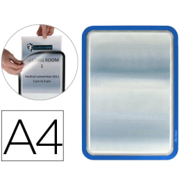 Djois Marco Porta Anuncios Magnético DIN A4 Adhesivo Removible Azul Pack 2 Unidades Precio: 14.49999991. SKU: B15NC5HGPR