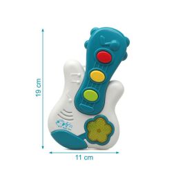 KioKids Guitarra Musical Bebés con Luces y Melodías - Juguete de Plástico Multicolor para +6 Meses