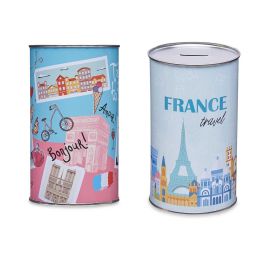Hucha Metal 1,5K Francia Surtidos Pincello 10X17CM (12 Unidades) Precio: 20.9500005. SKU: B125EGMLER