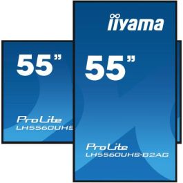 IIYAMA LH5560UHS-B2AG Monitor profesional 55" 4K UHD 500cd/m² Android 11 para uso 24/7 con Wi-Fi y VESA