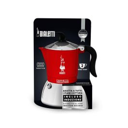 Cafetera Italiana Bialetti FIAMMETTA INDUCTI Rojo Acero Inoxidable 2 Tazas