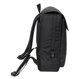 Safta Mochila con Solapa Portátil 13,3'' + USB Real Madrid Premium 29x39x12 cm