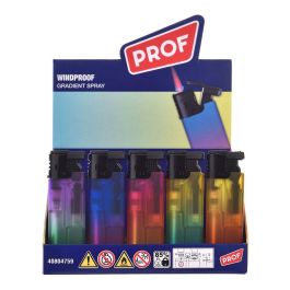 Prof Encendedor Electrónico Antiviento Gradient Spray Colores Surtidos