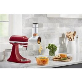 Kitchenaid 5KSMVSA Cortadora y Rebanadora de Verduras, Quesos, Patatas y Cebollas para Preparar Ensaladas, Sopas y Tortillas