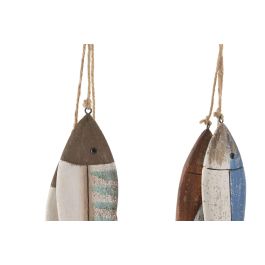 DKD Home Decor Decoracion Colgante Multicolor 2 x 39.5 x 10 cm (6 Unidades)