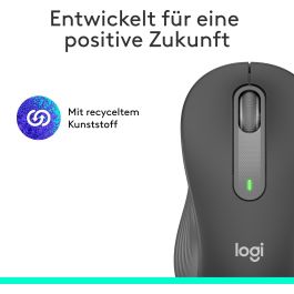 Logitech Signature M650 L Ratón Inalámbrico Ergonómico Bluetooth/USB Logi Bolt SmartWheel SilentTouch 2000 DPI Multiplataforma