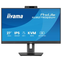 Iiyama ProLite XUB2790QSUH 68.6 cm (27") QHD IPS 2560x1440, 100Hz, 0.4ms, FreeSync, USB-C 65W, KVM, Altavoces, Negro