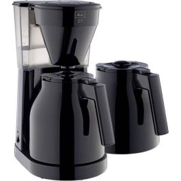 Melitta Easy Therm II - Cafetera de filtro 1L 1050W con 2da jarra negra Precio: 69.50000057. SKU: B134CKBNL9