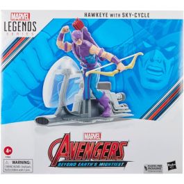 Hasbro Figura Articulada Hawkeye con Sky-Cycle Marvel Los Vengadores Beyond Earth's Mightiest 15cm