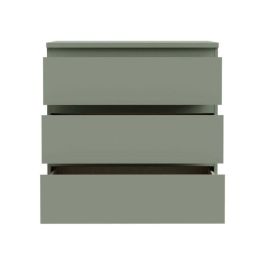 Cómoda EDMORE 3 cajones Verde salvia 77,2 x 42 x 79,8 cm EMOK211U59