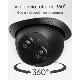 Eufy E340 Cámara de Seguridad IP Floodlight 3K Dual Cam 360° Pan/Tilt Wi-Fi 6 Interior/Exterior IP65 Almacenamiento Local Sin Cuotas