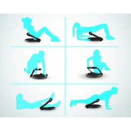 Cecotec Banco de Musculación Multiestaciones Drumfit MultiTrain 6000 Negro Plegable 6 en 1