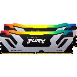 Kingston FURY Renegade RGB Plata 48GB (2x24GB) DDR5 8400MT/s CL40 CUDIMM Kit XMP para PC