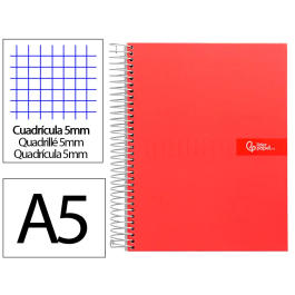 Liderpapel Cuaderno Espiral A5 Micro Crafty Tapa Forrada 120 Hojas 90gr Cuadro 5mm Color Rojo Precio: 3.78999951. SKU: B1BB4ASASD