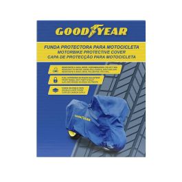 Goodyear Funda Cubre Moto XXL GOD7023 Protege de Lluvia Nieve Polvo Sol y Contaminantes Resistente Doble Costura Hebilla Ajustable