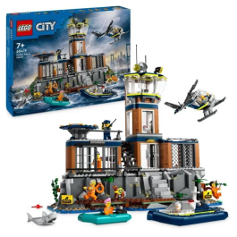 LEGO 60419 City Prisión de Policía de Aguas Profundas Juguete con Helicóptero Barco 7 Minifiguras Figura de Perro Precio: 104.94999977. SKU: B13DEFMC6W