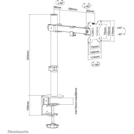 Soporte de Mesa para Pantalla Neomounts FPMA-D540BLACK 32" 13"