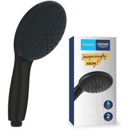 Rociador de ducha - GROHE Vitalio Start 110 279462431 - 2 chorros (Lluvia/Estimulante) - Ahorro de agua - Proceso antical - Negro Mate Precio: 43.68999998. SKU: B17YPN338B