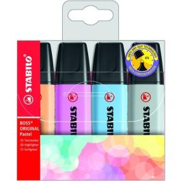 Stabilo Marcador Fluorescente Boss Original - Colores Pastel, Blíster 4 Ud, Tecnología Antisecado Precio: 4.49999968. SKU: B1C5EXRGW6