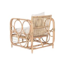 Sillon DKD Home Decor Natural Blanco 72 x 76 x 72 cm Sillon DKD Home Decor Natural Blanco 72 x 76 x 72 cm