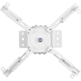 Vivolink Soporte Techo Proyector Profesional hasta 35 kg, 255 mm, Rotación 360°, Blanco