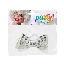 Pajarita Plateada Para Disfraz De Gala O Show - Ideal Para Artistas y Eventos Especiales
