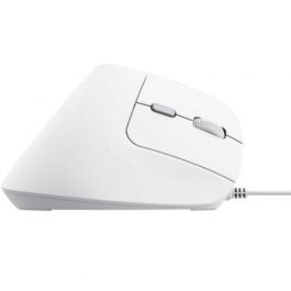 Trust Ratón Ergonómico Vertical Bayo II USB Cable 2400DPI Blanco