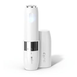 Braun FS1000 Afeitadora Facial Eléctrica Mini para Mujer, Suave Piel y Zonas Delicadas con Luz Inteligente, Precisión, Blanco