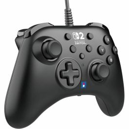 Hori Horipad Mando con Cable para Nintendo Switch y Switch 2, Botón C y Botones Traseros Programables, Negro