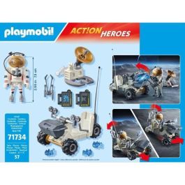 Playmobil Starter Pack Misión Espacial 71734 Juguete Astronauta Explora Luna Vehículo Intergaláctico +4 Años