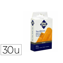 Star cott Tira Protectora Flexible para Heridas y Cortes - Caja 30 Unidades, Tres Tamaños Surtidos Precio: 0.5900004. SKU: B1BLY25EVF