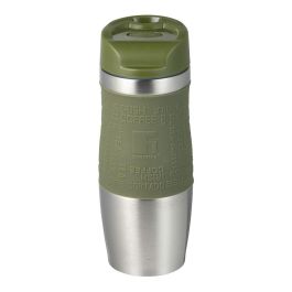 San Ignacio Vaso de Viaje Experto de Acero Inoxidable, Doble Pared, 360 ml, Color Verde Oliva, Tapa PP, Base Antideslizante, Ø8.3 x 21.2 cm Precio: 12.1. SKU: B1ETP3MVA6