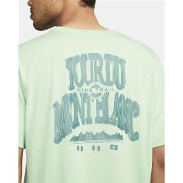 Camiseta de Manga Corta Unisex Nike DR7671-308 Verde Claro (XS)