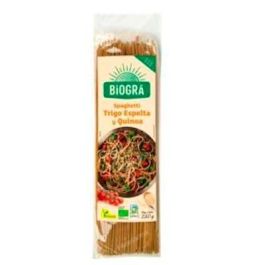 BIOGRA Espagueti de Espelta y Quinoa Bio 250g - Fuente Proteínas, Fibra, Bajo Azúcar y Sal, Vegano Precio: 3.7900005. SKU: B12LYJ9AJD