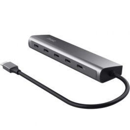 Trust 25136 Hub USB-C Halyx 5 Puertos (4x Datos USB-C, 1x USB-C PD 100W) 5 Gbps, Aluminio para Portátil/PC Trust 25136 Hub USB-C Halyx 5 Puertos (4x Datos USB-C, 1x USB-C PD 100W) 5 Gbps, Aluminio para Portátil/PC