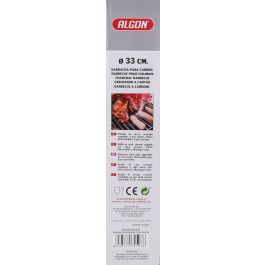 Algon Barbacoa Redonda 33 cm (6 Unidades)