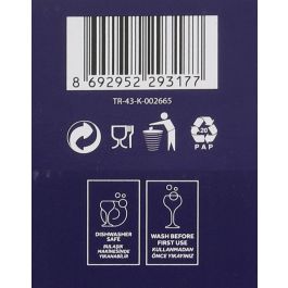 LAV Set 6 Vasos Largos 390Cc Wave (4 Cajas)