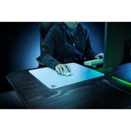 Razer Atlas Alfombrilla de ratón para juegos Blanco - Vidrio templado, Caucho, Base antiderrapante - RZ02-04890200-R3M1