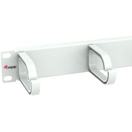 EQUIP Panel de Gestión de Cables 10" 1U con 3 Anillos de Plástico Grises